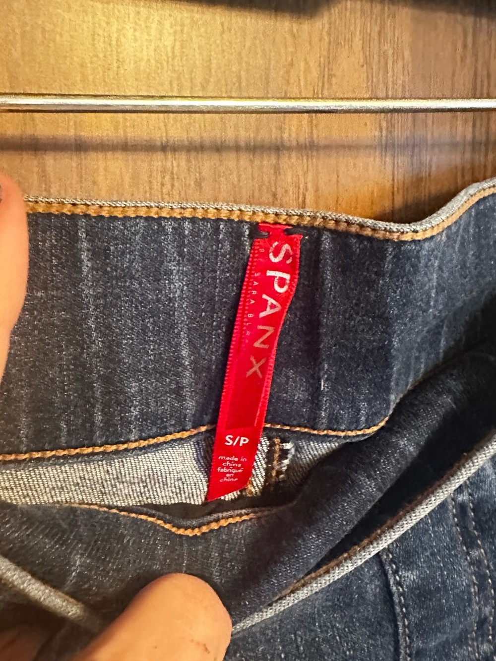 SPANX woman’s Indigo Skinny Jeans with Red Label